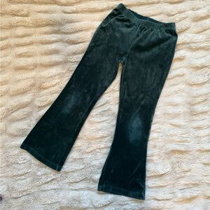 Hanna Andersson velour flare pants